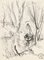 Boatman - Original Pen Drawing by S. Goldberg - Mid 20th Century Mid 20th Century, Image 1