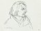 Portrait - Original Pen Drawing by S. Goldberg - Mid 20th Century Mid 20th 20th Century, Immagine 1