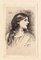 Lia - Original Etching by J. Lefebvre - Late 19th Century Late 19th Century 1