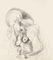 Motherhood - Original Pencil Drawing - 1976 1976, Image 1