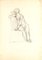 Nude - Original Pencil Drawing by Jeanne Daour - 1939 1939 1