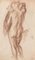 Nude - Original Charcoal Drawing - Late 19th Century Late 19th Century 1