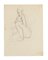 Nude - Original Pencil Drawing by Jeanne Daour - 1950s 1950s 2