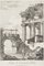 Incisione originale Temple de la Concorde, Rome - Incisione originale di C.-L. Clérisseau - inizio XIX secolo inizi XIX secolo, Immagine 1