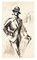 Women - Original China Ink and Watercolor by J.L. Rey Vila - 1950s 1950s 1