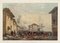 Battle of Melegnano - Handbemalte Original Lithographie von C. Perrin - ca. 1850 Ca. 1850 1
