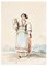 Neaples - Inchiostro e acquerello originali - XIX secolo, inizio XIX secolo, Immagine 1
