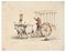 Chariot - Original Ink and Watercolor - 19th Century 19th Century 1