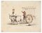 Chariot - Original Ink and Watercolor - 19th Century 19th Century 1