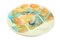Golden Ringlets - Original Hand-made Flat Ceramic Dish by A. Kurakina - 2019 2019 2