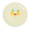 Cepillo amarillo - Plato llano de cerámica original hecho a mano de A. Kurakina - 2019 2019, Imagen 1