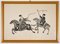 Riders - Original Woodcut Early 20th Century Early 20th Century 1