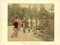 Performing Geishas in a Garden - Ancient Hand-Coloured Albumen Druck 1870/1890 1870/1890 1