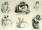 Lithographies par Monarchorama - Suite de 5 Lithographies Originale par A. Grevin - 1858 1858 1