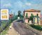 City Landscape - Olio su tela di Giovanni Malagodi - Metà XX Secolo, metà XX secolo, Immagine 1