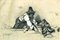 Il Buttero (The Cowboy) - Inchiostro e piombo bianco di Giuseppe Raggio - 1920 ca. 1910 ca., Immagine 1
