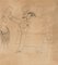 Le Justicier (Monte-Cristo) - Original China Ink Drawing by Jean Cocteau - 1920s 1920 ca. 4