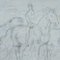 Sketch for ''The Horses'' - Original Pencil Drawing 1920s 3
