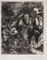 Gravure à l'Eau-Forte Les Deux Taureaux et une Grenouille par Marc Chagall 1927-1930 1