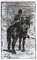 Gunner Riding - Original Etching by Giovanni Fattori - 1900 ca. 1900 ca. 1
