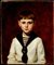 Portrait of Willy - Original Öl auf Leinwand von Carolus-Duran - 1870 ca. 1870 ca. 2