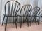 Vintage Wooden Bowback Dining Chairs, Set of 4, Image 9