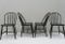 Vintage Wooden Bowback Dining Chairs, Set of 4, Image 3
