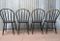 Vintage Wooden Bowback Dining Chairs, Set of 4 8
