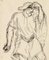 Male Figure - China Ink Drawing by A.-F. Cals - Late 19th Century Late 19th Century 2