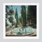 Pool At Lake Tahoe Oversize C Print Framed in White by Slim Aarons, Image 2