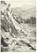 Landslide - Original Etching and Aquatint by Max Klinger - 1881 1881 1