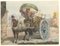 Genre Scenes / Rome 1800 - Lithographs and Watercolors - Mid 19th Century Mid 1800, Image 3