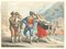 Genre Scenes / Rome 1800 - Lithographs and Watercolors - Mid 19th Century Mid 1800, Image 4