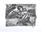 Litra Rettung - Litografia originale di Alfred Kubin - 1944 1944, Immagine 1