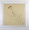 Femme Nue - Original Pencil Drawing by Horace Vernet - Mid 1800 Mid 1800 1