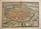 Metz, Mappa antica di '' Civitates Orbis Terrarum '' - 1572-1617 1572-1617, Immagine 1