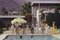 Poolside Party Oversize C Print Framed in White by Slim Aarons, Image 1