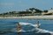Impresión Rhode Island Surfers Oversize C enmarcada en blanco de Slim Aarons, Imagen 1