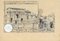 Settimio Severo Triumphal Arch - Original China Ink Drawing by A. Terzi - 1899 1899 1