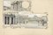 Piazza San Pietro - Original China Tuschezeichnung von A. Terzi - 1899 1899 1
