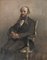 Retrato de hombre sentado - óleo sobre lienzo de A. Pascutti - década de 1870, Imagen 1
