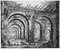 Veduta delle rovine di una Conserva ... - Gravure à l'Eau-Forte par L. Rossini - 1826 1826 1