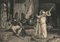 Acquaforte Danseuse Orientale - Original b / w di Charles Courtry - 1880s 1880s, Immagine 2