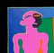 Man in Pink - Original Screen Print by Fritz Baumgartner - 1970 ca. 1970 2