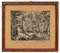 Hermit Macharius of Alexandria - Original Etching by Johannes Sadeler 1590 ca. 2