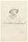 Portrait d'un Homme-Dessin au Crayon par Ildebrando Urbani 1930 ca. 1