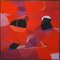 Red Composition - Oil on Canvas by Marcello Avenali - 1970s 1970s 1