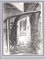 Wall of Philip Augustus - Original Charcoal Drawing by C. Heyman - Early 1900 Early 1900 2