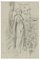 Eden - Original pencil drawing by Max Théron - Early 1900 Early 20th Century 1