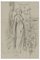 Eden - Original pencil drawing by Max Théron - Early 1900 Early 20th Century 3